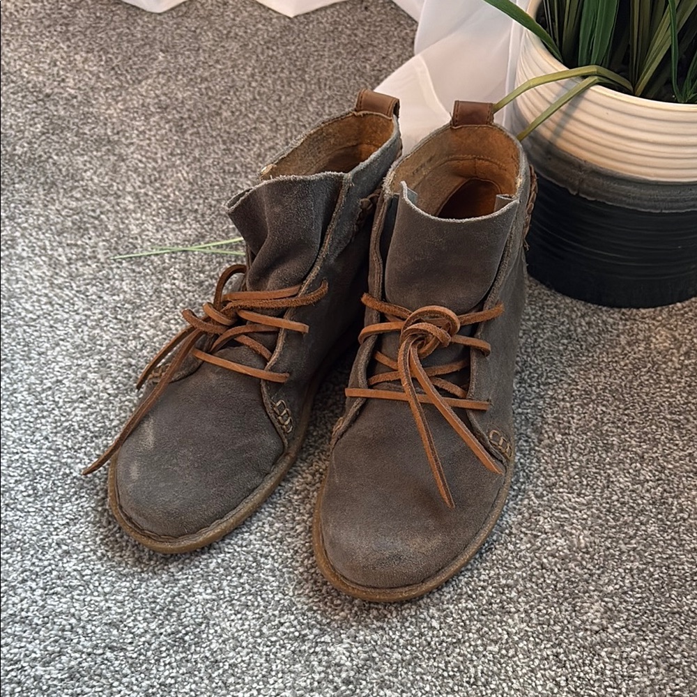 Born Leather Ankle Boots
